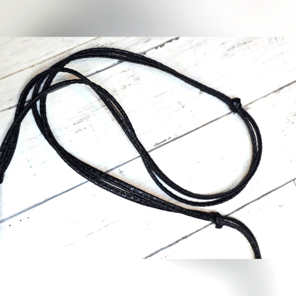 RARE Vintage NAS Alentino Black Leather Exotic Crossbody Purse Patchwork Gold - Picture 12 of 15